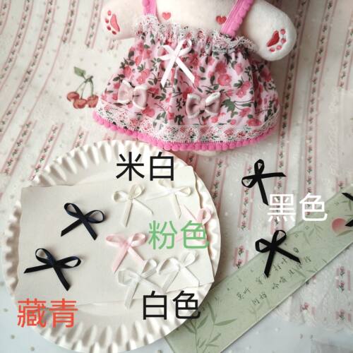 E-5个现货手缝可爱立体小耳朵0.3少女粉特殊手作小蝴蝶结DIY辅料