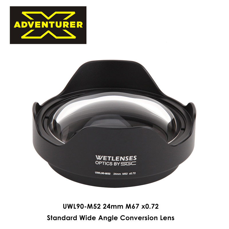 X-ADVENTURER 探险家 UWL90-M52 水下广角镜TG5/6防水壳 潜水相机