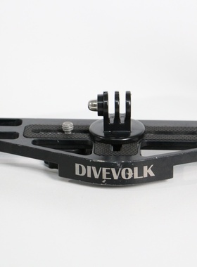 白鳍鲨SCUBALAMP GOPRO DJI运动相机底座固定支架接头双臂底座