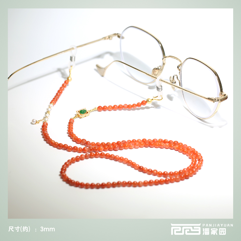 南红多用途珠串项链3mm SYN-FSYN88