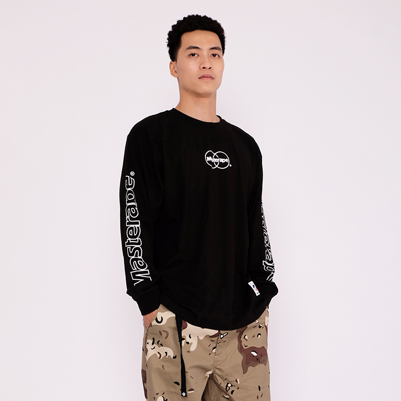 Masterape长袖潮男女大logo