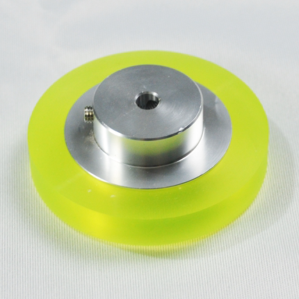 聚氨酯计米轮测速轮编码器计米器周长200mm300mm 直径65mm95mm