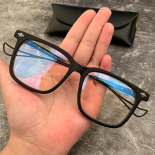 麦克心罗心眼镜框架超大框方形大脸宽脸时尚超轻男女近视平光