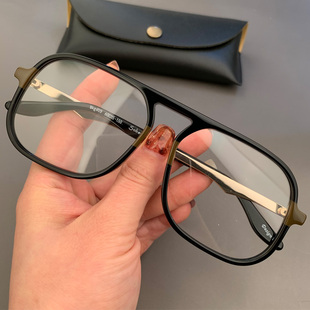 麦克心罗心眼镜框架超轻大框大脸型男女异型个性时尚近视平光