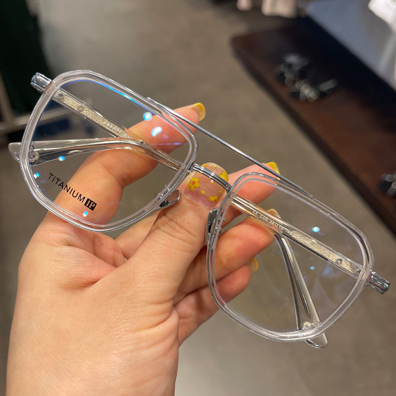 麦克心罗心眼镜框架超轻纯钛板材黑框素颜显脸小男女个性近视平光,ZIPPO/瑞士军刀/眼镜,眼镜架,淘宝优惠券,粉丝福利购,淘宝优惠卷