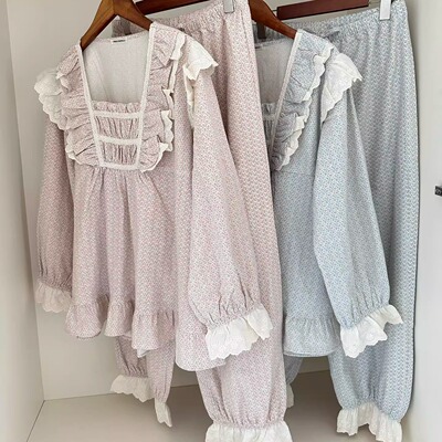 韩国公共家2025新款甜美睡衣套装