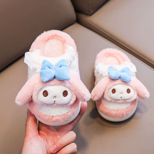 Детские тапочки, демисезонная детская милая обувь для принцессы, мягкая подошва