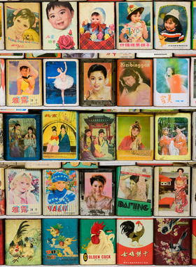 老铁皮饼干盒小箱子小盒子老上海