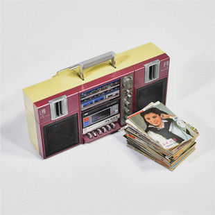 老旧收音机摄影摆设道具旅拍收藏复古怀旧古董民俗收藏摆件老物杂