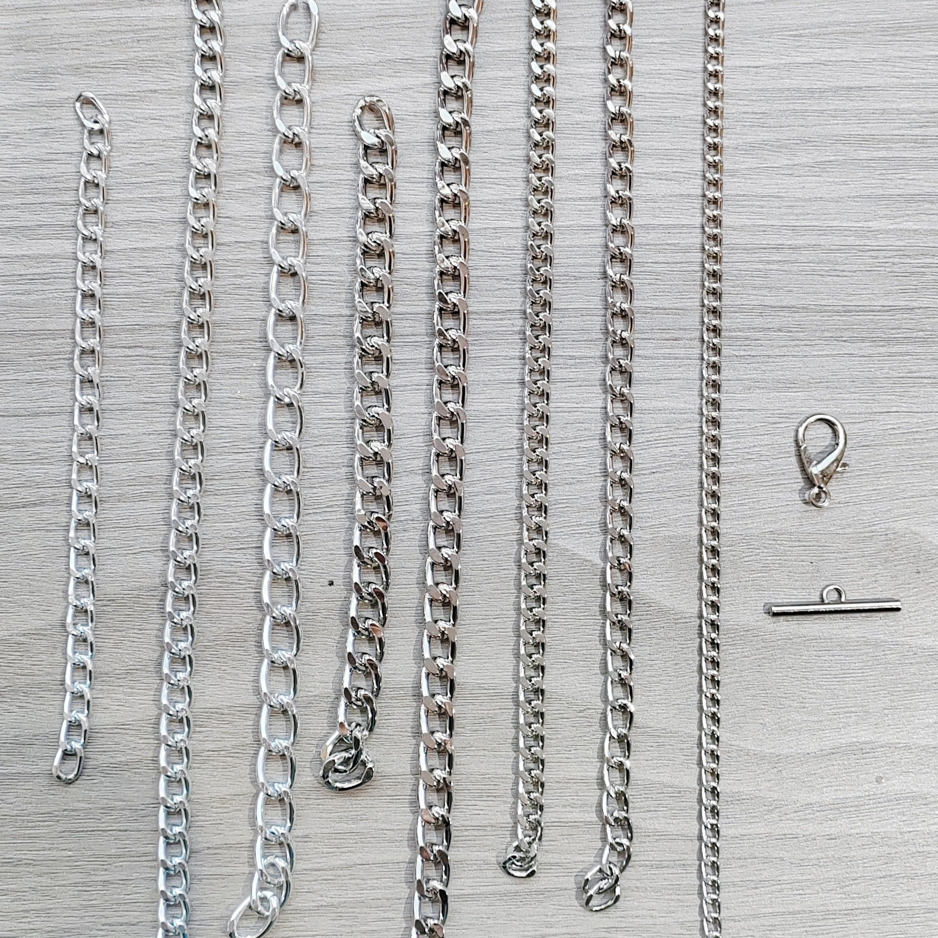 金属服饰链条挂配件新款箱包鞋靴装饰链百搭背带裤吊肩带领口腰链