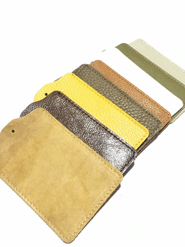 Кожаный кошелек, картхолдер, чехол для проездного, комплект, в корейском стиле, простой и элегантный дизайн, из натуральной кожи, воловья кожа