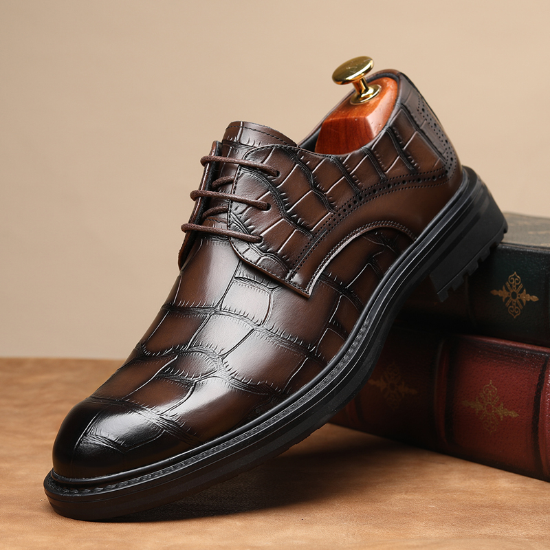 商务正装真皮休闲时尚男士皮鞋