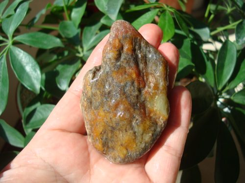 天然河磨玉黄白原石老玉挂件手把红皮独籽籽料岫岩玉和田玉透闪石