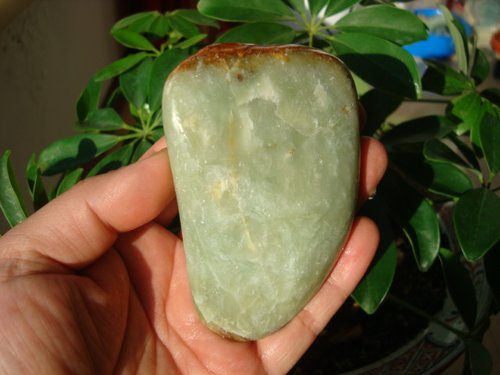 天然河磨玉黄白原石老玉挂件手把红皮明料籽料岫岩玉和田玉透闪石