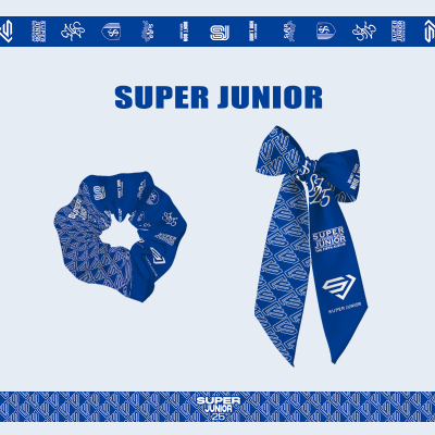 superjunior明星演唱会周边粉丝应援大肠发圈腕带方巾潮流蝴蝶结