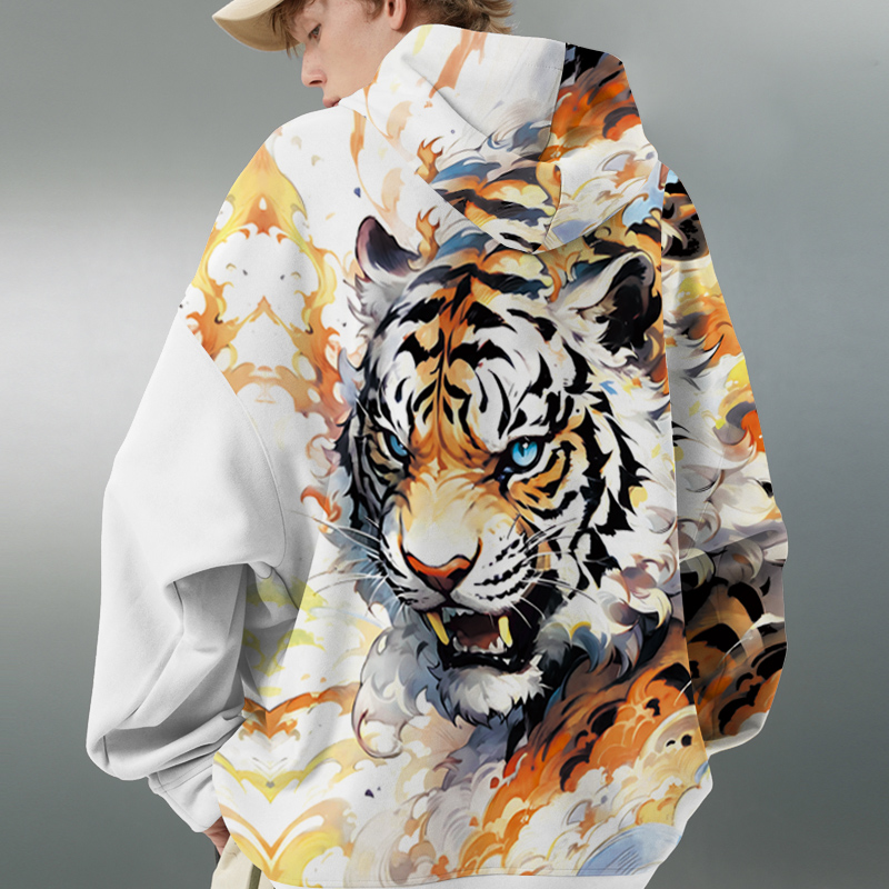 连帽卫衣外套男ins潮牌国风