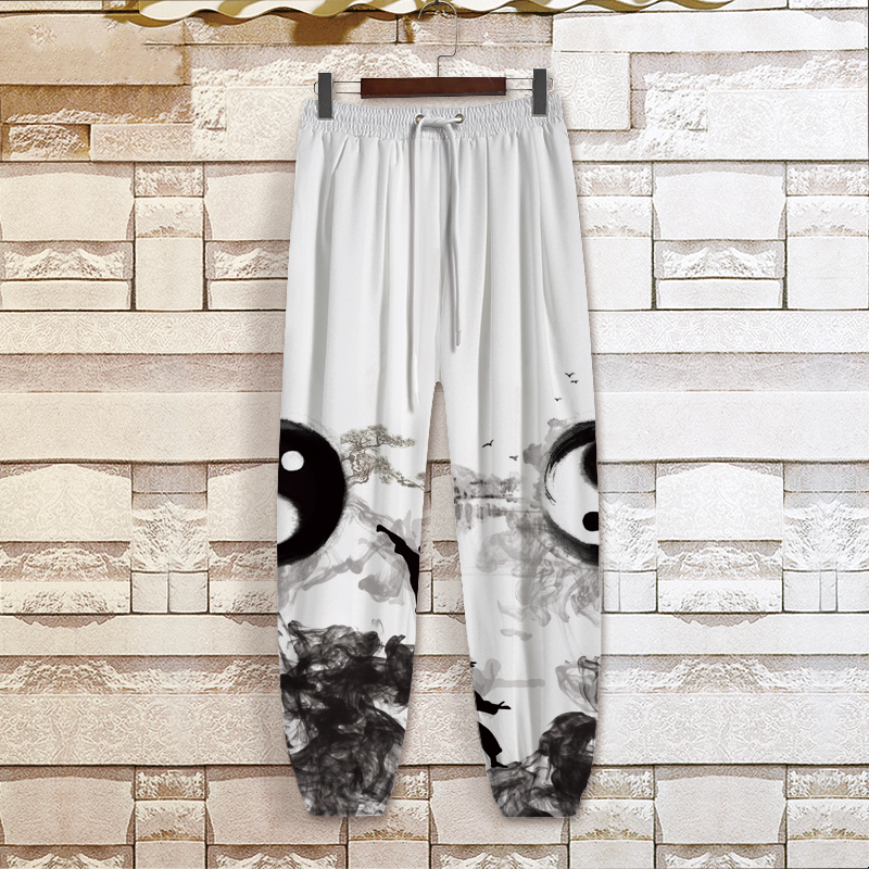 素衣黎人九分裤速干宽松