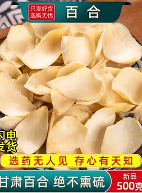 甘肃无硫精选百合一件也是批发价