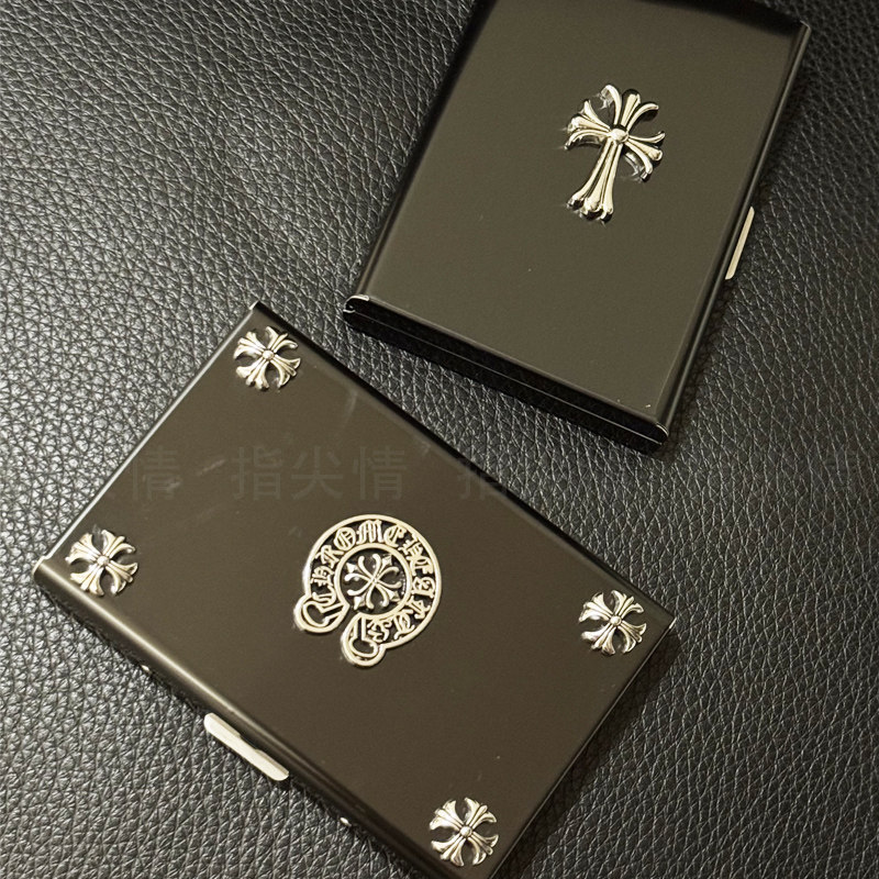 卡盒六卡位十字金属高级感证件卡包银行卡便携超薄不锈钢时尚男女