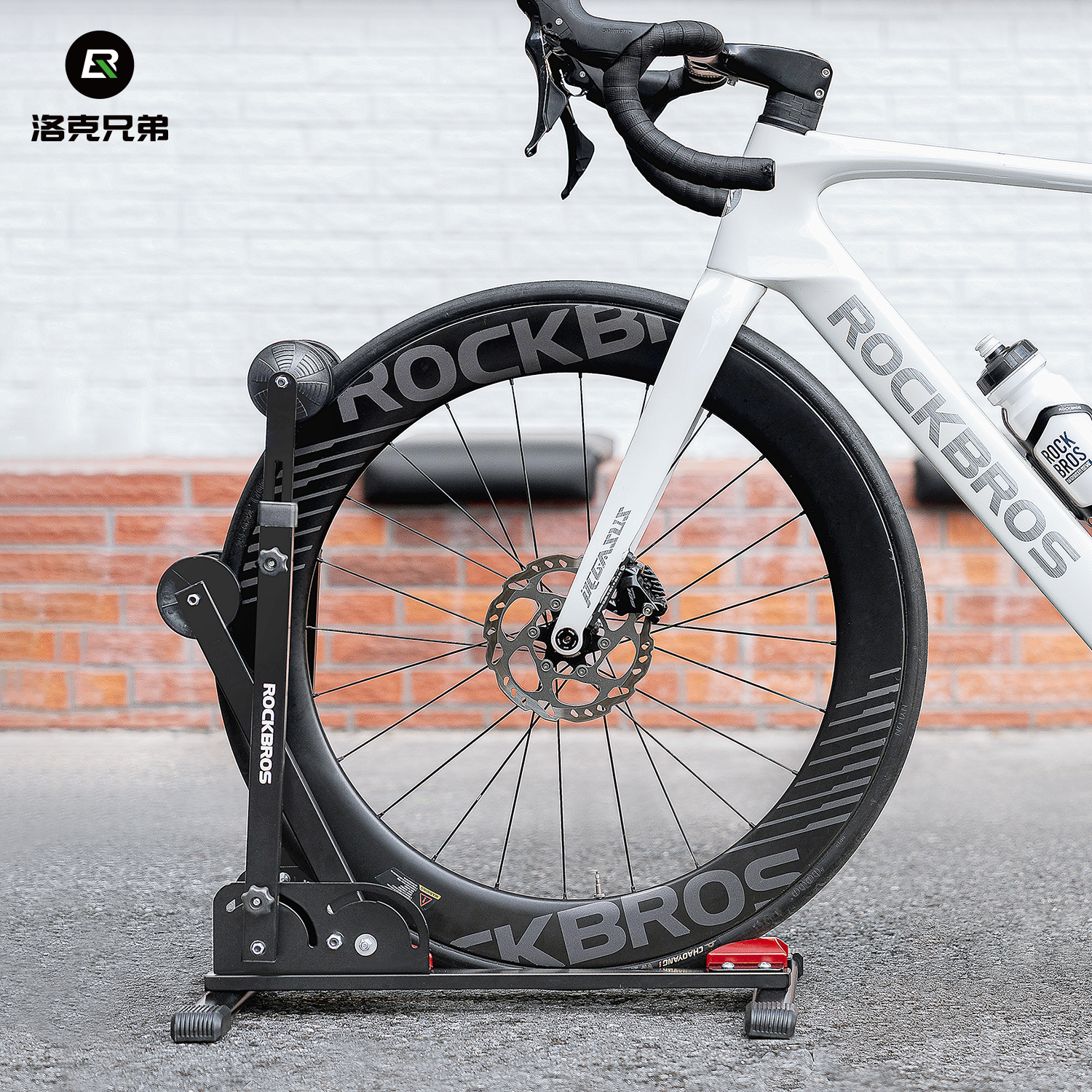 洛克兄弟双杆自行车停车架展示架