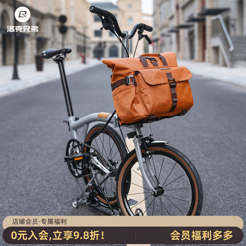 洛克兄弟小布车头包通勤骑行背包