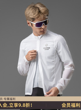 VNS小骷髅骑行风衣夏季公路自行车防风服长袖外套男上衣「絕塵」