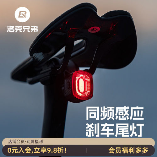 洛克兄弟智能刹车尾灯同频感应