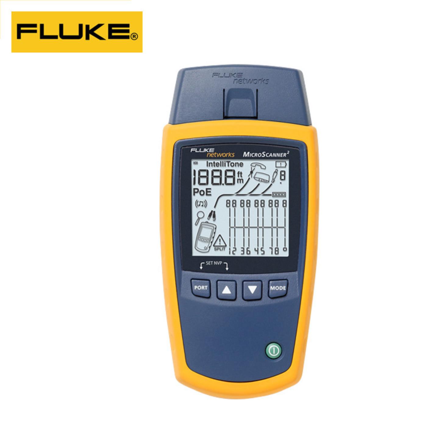 FLUKE福禄克MS2-100 MicroScanner电缆线缆验测仪 网络微扫描仪