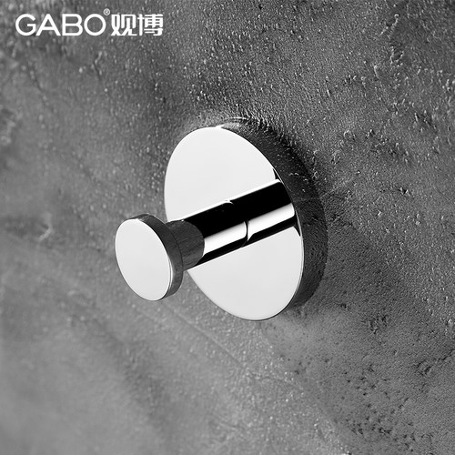 观博铜镀铬挂衣钩个性墙壁