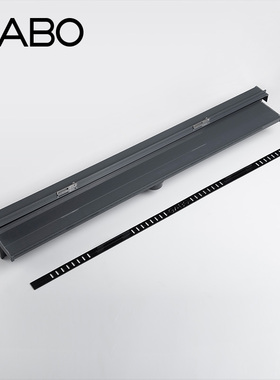 观博GABO 悬浮地漏卫生间PVC隐藏式地漏水封防臭长条型地漏253020