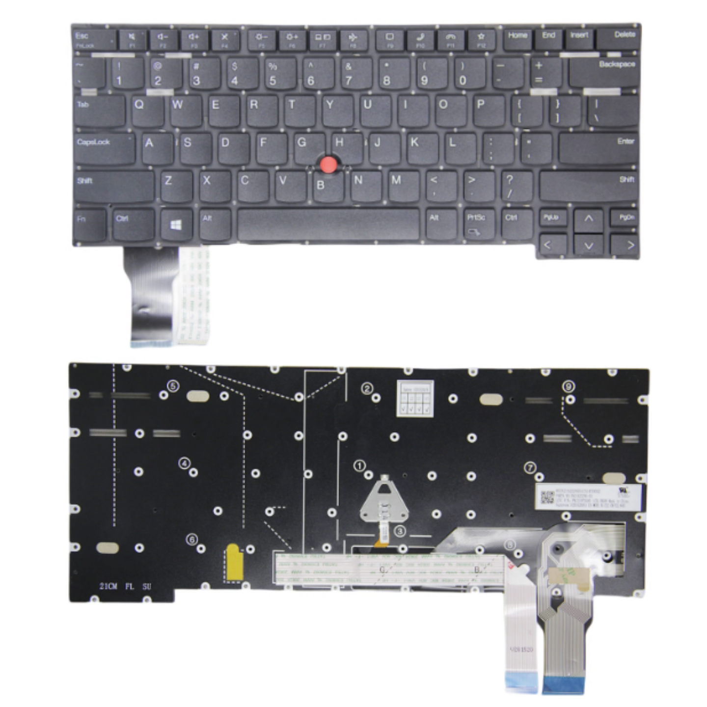 小邬配件适用联想 T14s Gen2 P1 Gen4 X1 Extreme Gen4 Gen5 键盘