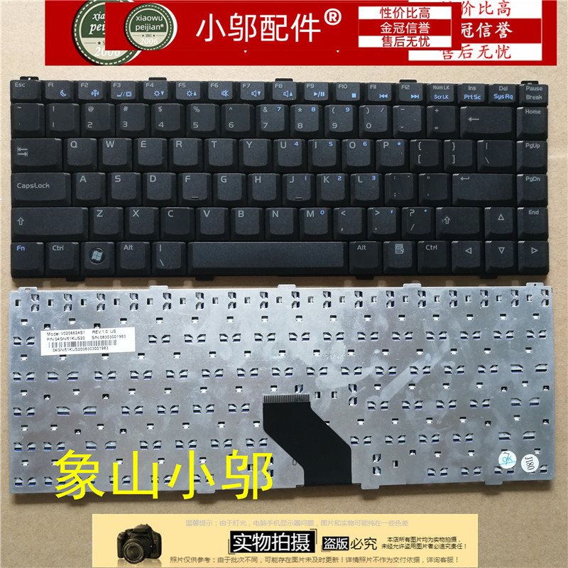 全新英文 DELL FT02 1425 1427键盘 ASUS 华硕 Z96 BENQ R55键盘
