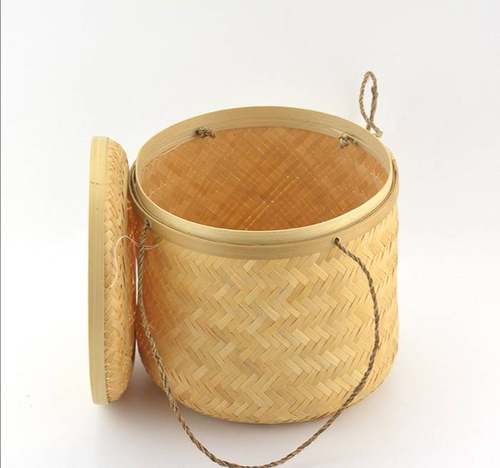 广西手工编织竹筐竹篓竹篮清明茶叶茶篓茶饼新年节日礼品特色包装