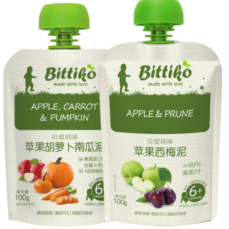 【U先】贝爱其味2袋装婴幼儿果泥辅食泥100g怎么样,好用不?