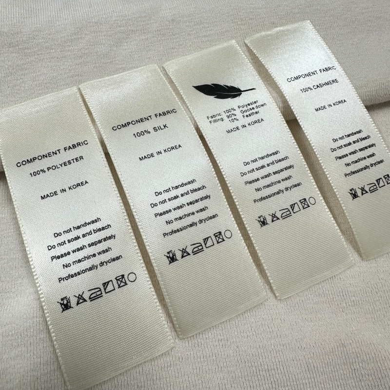 韩国领标真丝羊绒羽绒服成分标