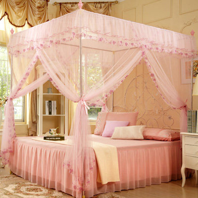 单独蚊帐纱不含支架 方顶落地三开门蚊帐加密1.5m 1.8*2.2m2米iu.