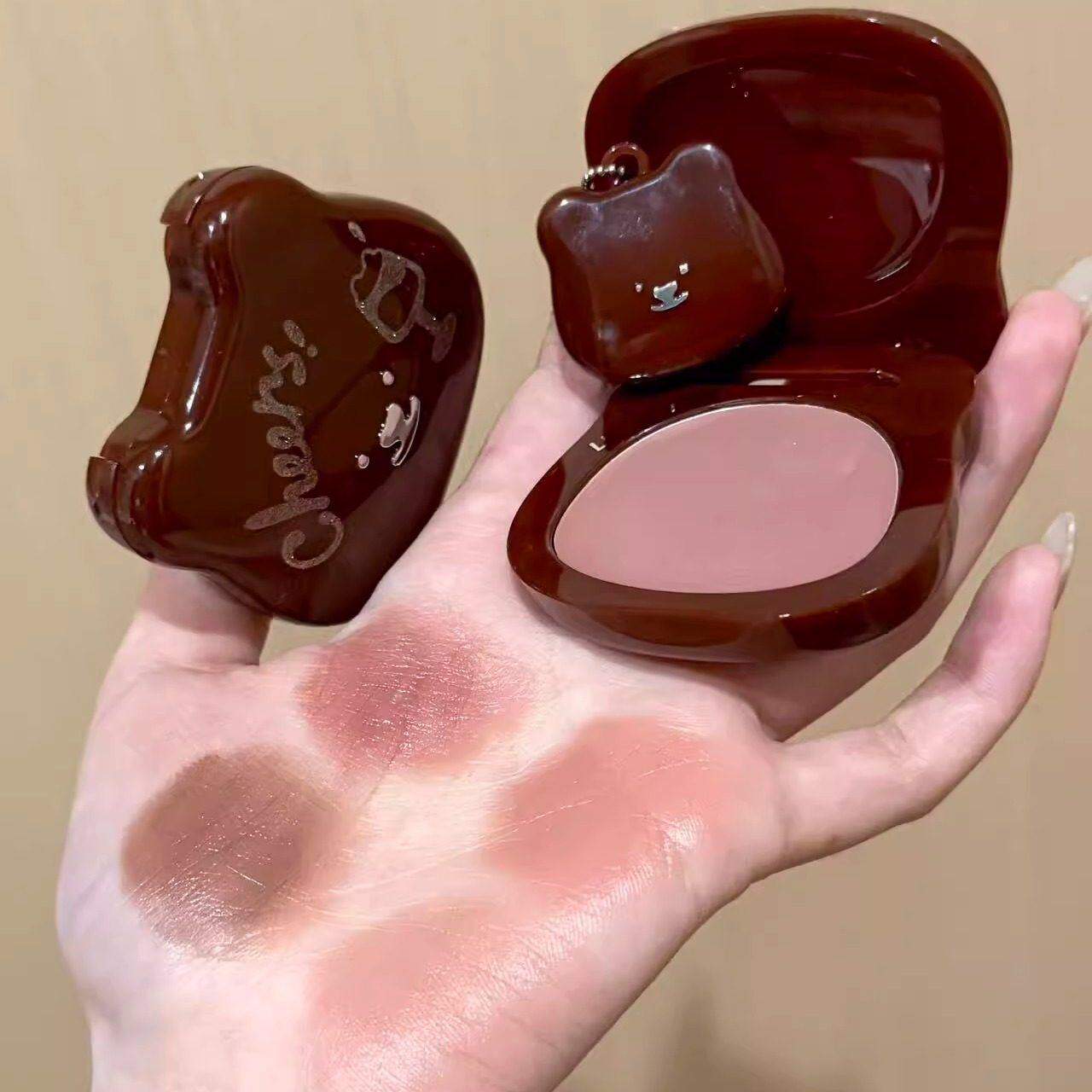 LEEMEMBER荔萌腮红膏多用霜唇颊两用红酒系列口红唇霜收缩色裸色