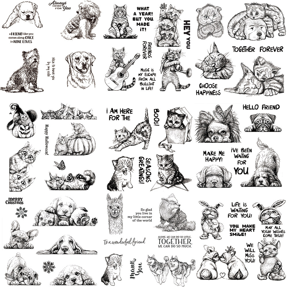 章先生 手账 手绘猫狗 透明印章 橡皮章硅胶 DIY相册软胶印章,文具电教/文化用品/商务用品,成品印章/学生用印/火漆,淘宝优惠券,粉丝福利购,淘宝优惠卷