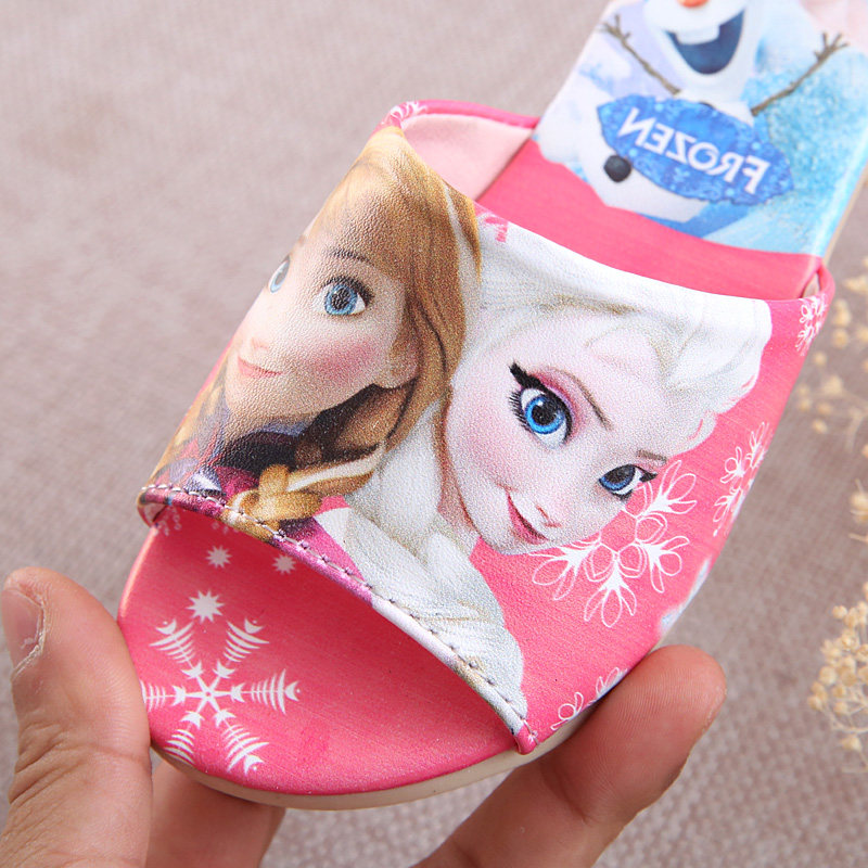 Pantoufles enfants en similicuir pour été - semelle tendon - Ref 987098 Image 4