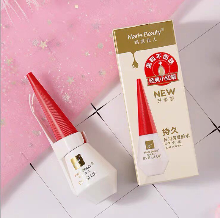 玛丽佳人假睫毛胶水持久自然防水粘双眼皮美目胶水备注白色或黑色