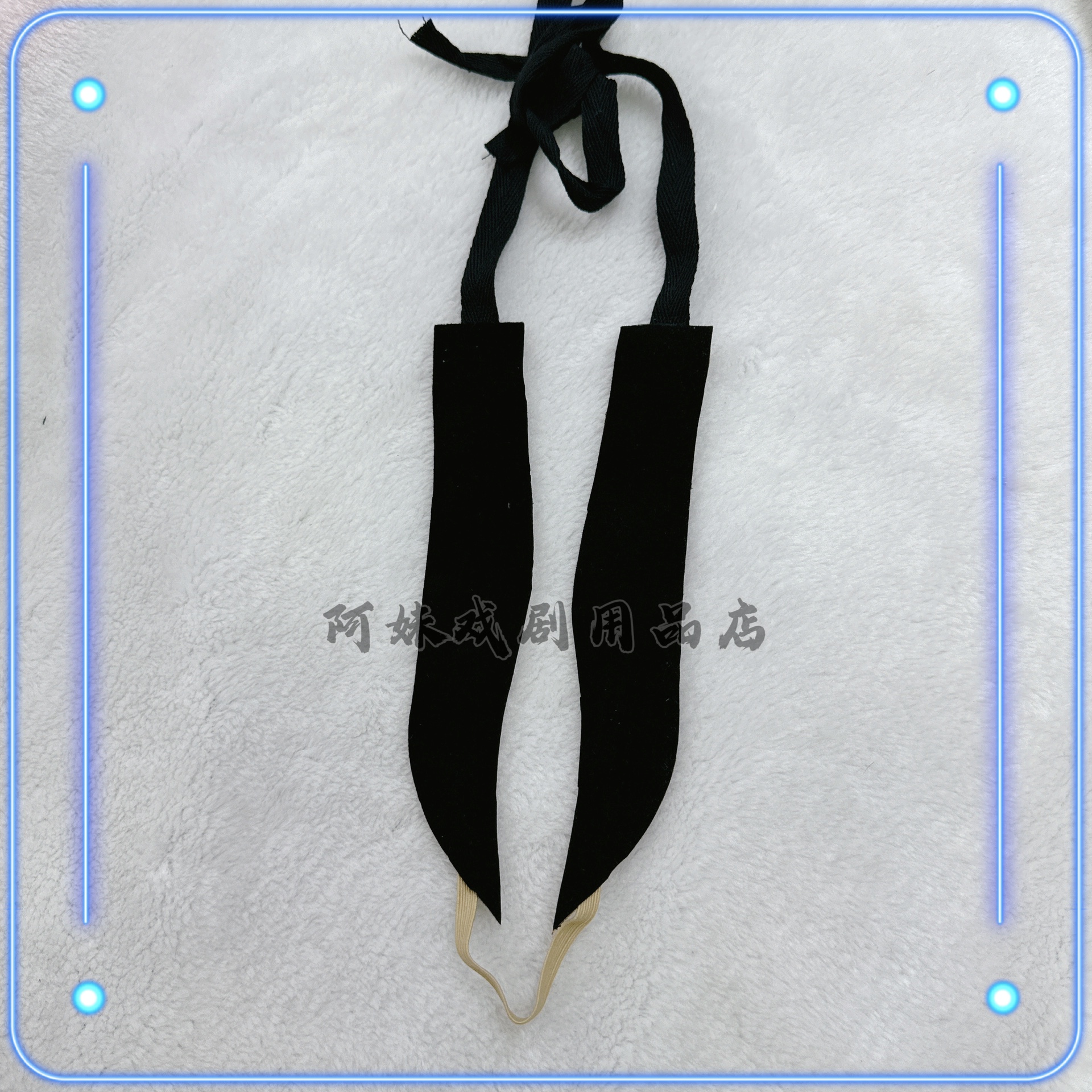 京剧戏剧戏曲青衣花旦绒布片子水鬓 仿真水鬓贴片刘海 戏剧头饰