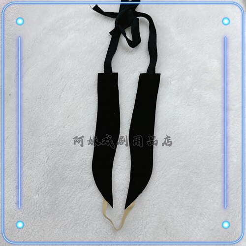 京剧戏剧戏曲青衣花旦绒布片子水鬓 仿真水鬓贴片刘海 戏剧头饰
