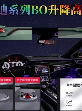 奥迪A4L/A5/A6L/A8L/Q5L/Q7/Q8专用原厂屏控BO升降高音