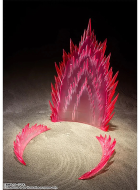 万代 魂Effect 七龙珠 SHF 界王拳特效件 红色 再版 模型配件