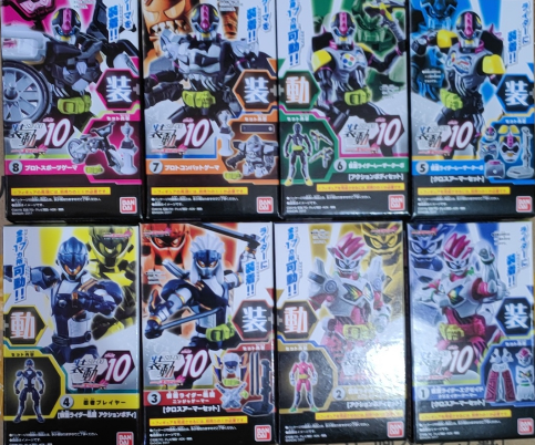 万代 糖果食玩 装动 装甲可动 假面骑士 ex-aid 第10弹 现货