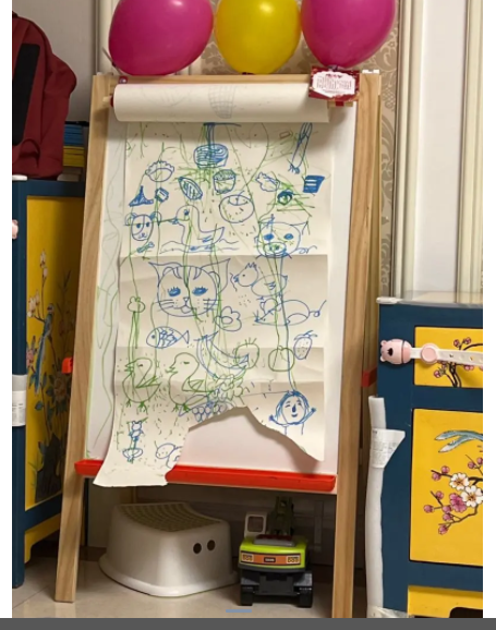宜家国内代购莫拉画板书写板画架小黑板写字板儿童绘画板涂鸦支架