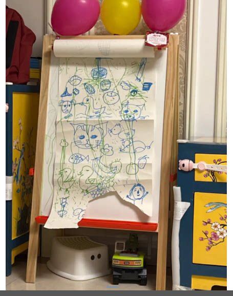 宜家国内代购莫拉画板书写板画架小黑板写字板儿童绘画板涂鸦支架