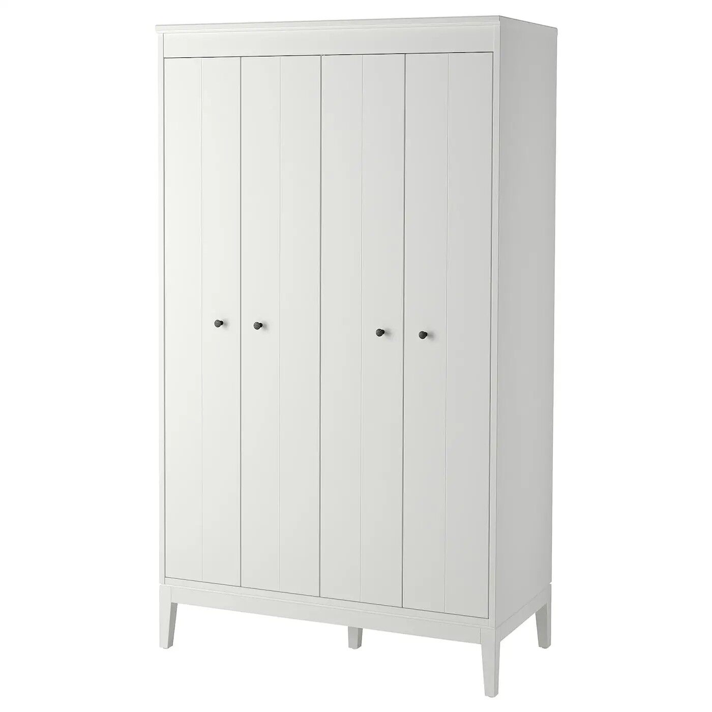 宜家衣柜代购宜达奈衣柜白色121x211 厘米现代经济型衣橱整体衣柜