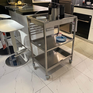 宜家国内代购康福斯厨房手推车不锈钢置物架储物架收纳架多层