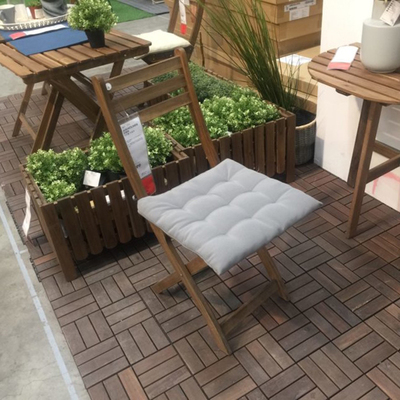 宜家靠背椅子庭院可折叠便携露台